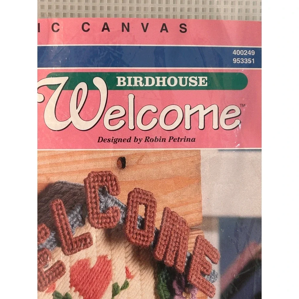 Needlecraft Shop Birdhouse Welcome Plastic Canvas Kit 7-Count Robin Petrina READ